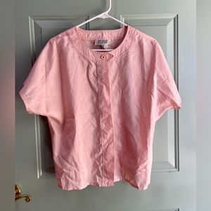 Vintage Josephine Blouse in Pink size Medium